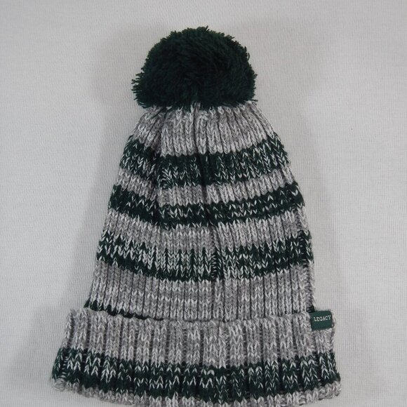 Darthmouth College Green & Grey Legacy Pom Knit Winter Cap - Picture 2 of 8